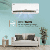Lloyd 1 Ton 3 Star Inverter Split AC | 6 in 1 Convertible | Wi-Fi Ready | Clean Air Filter | Turbo Cool | White | GLS12I3FOJSR