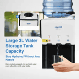 Voltas Minimagic Spring F V Plus Bottom Loading Water Dispenser | Cabinet with Refrigerator