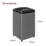 Godrej WTEON ADR+ 70 5.0 FDUN GPGR Fully Automatic Top Load Washing Machine | 7 Kg | 5 Star | Grey | ( 2025 Model )