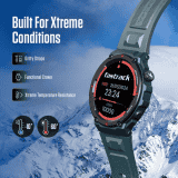 Fastrack Xtreme Pro Smartwatch | AMOLED Display | BT Calling | Black Strap
