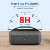 Lapcare Roxx Portable Party Speaker | 30W | RGB Lights | Black | AXM-001