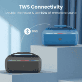 Lapcare Roxx Portable Party Speaker | 30W | RGB Lights | Black | AXM-001