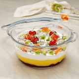 Borosil Deep Round Casserole | 2.5 L