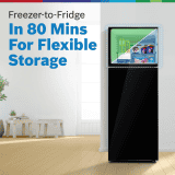 Bosch Frost free Inverter Double Door Refrigerator | 269L | 2 Star | Black Pearl | CTN29K22NI