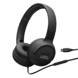 JBL Tune 520C On Ear Type C Wired Headphone | Pure Bass Sound | Black