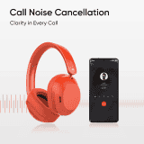 realme TechLife Studio H1 Over Ear Wireless Headphone | 40mm | Red