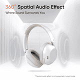 realme TechLife Studio H1 Over Ear Wireless Headphone | 40mm | White