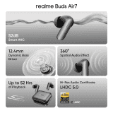 realme Buds Air 7 | 12.4mm | Ivory Gold