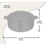Milton Galaxia Double Walled Stainless Steel Casserole | 7500 ml