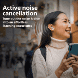 Philips Truly Wireless Earbuds with ANC | 13mm Neodymium Drivers | Ultra Low Latency | Frosty Green | TAT1050GN/94