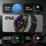 Fastrack Jupiter R2 Smart Watch | Brown & Green