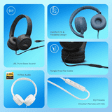 JBL Tune 520C On Ear Type C Wired Headphone | Pure Bass Sound | Black