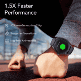 Titan Crest 2.0 Smart Watch | AMOLED Display With Functional Crown | Black