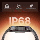 boAt Ultima Prime smartwatch | AMOLED Display | Onyx Black
