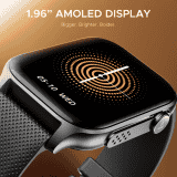 boAt Ultima Ember Smartwatch | AMOLED Display | Functional Crown | Bold Black