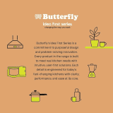 Butterfly Renz Glass Top Gas Stove | 3 Burner | Black