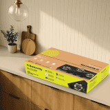 Butterfly Renz Glass Top Gas Stove | 3 Burner | Black