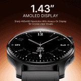 boAt Ultima Prime smartwatch | AMOLED Display | Onyx Black