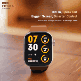 Lapcare Fisto 3 BT Calling Smart watch | Full Touch Control | Silver | LSW-012