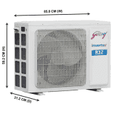 Godrej 2 Ton 3 Star Convertible 5 in 1 Inverter Split AC | SIC 24ITC3-WZS