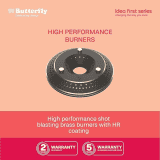 Butterfly Renz Glass Cooktop Gas Stove | 2B |  3 Star