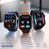 Lapcare Fisto 3 BT Calling Smart watch | Full Touch Control | Silver | LSW-012
