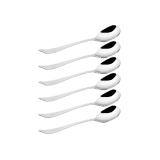 Prabha Monalisa Dessert Spoon Set | 18cm | Stainless Steel