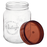 Treo Vintage Glass Jar | Lid Treo |1500 ML