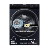 Haier Fully Automatic Front Load Washing Machine | 7 kg | 5 Star | Black | HW70-IM12929BK