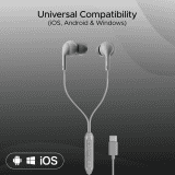 boAt Bassheads 100 C Wired in Ear Earphones | with Type C Jack in-Line Microphone | 10Mm Drivers | Grey