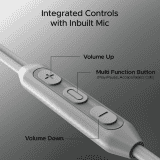 boAt Bassheads 100 C Wired in Ear Earphones | with Type C Jack in-Line Microphone | 10Mm Drivers | Grey