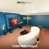 Zebronics Dual Wireless Bluetooth Soundbar | Dolby Atmos | 725 W | Juke Bar 9850