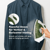 Havells Glaze Steam Iron | 1250 Watts | Military Green