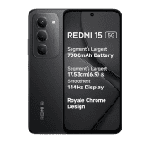 Redmi 15 5G | 6GB | 128GB | Midnight Black