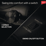 Impex Metadio 18 PF Gold Pedestal Fan  | 450 mm