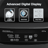 Godrej Avanced Digital Display Fully Automatic Top Load Washing Machine | 8 kg | Graphite Grey | WTEON ALR C 80 5.0 FDANS GPGR