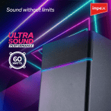 Impex Thunder B500 Party Speaker | 60W | Black