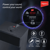 Impex Thunder B500 Party Speaker | 60W | Black