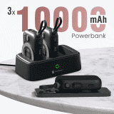 Portronics Power Shutter Home Wireless Powerbank | 10000 Mah | 22.5W Wired output | POR 2901