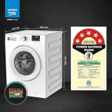Voltas Beko Fully Automatic Front Load Washing Machine | 7 kg | White | WFL7012B7JVBKA/WXV