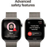 Apple Watch Series 11 | GPS + Cellular | 42mm | Natural Titanium Case Natural Milanese Loop | MF8P4HN/A