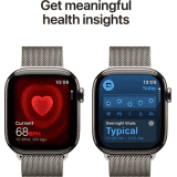 Apple Watch Series 11 | GPS + Cellular | 42mm | Natural Titanium Case Natural Milanese Loop | MF8P4HN/A