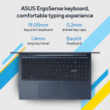 ASUS Vivobook 15 Thin and Light Laptop | Intel Core 5 120U | 16 GB | 512 GB SSD | Quiet Blue | X1504VAP-BQ542WS