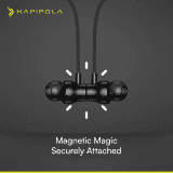 Hapipola Vocal Wireless Neckband | 5 Voice Changing Modes | Black