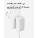 Belkin 42W Two Ports Wall Charger | USB C + A Charger | White | WCB009ZBWH