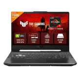 Asus TUF A15 Gaming Laptop | AMD Ryzen 7 Hexa Core 7445HS | 16 GB | 512 GB SSD | NVIDIA GeForce RTX 3050 | Graphite Black | FA506NCG-HN200WS
