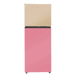 Haier Frost Free Double Door Refrigerator | 328L | 3 Star | Cream Pink Glass | HRF-3783CPG-P