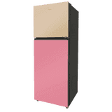 Haier Frost Free Double Door Refrigerator | 328L | 3 Star | Cream Pink Glass | HRF-3783CPG-P