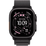 Apple Watch Ultra 3 | GPS + Cellular | 49mm | Black Titanium Case Black Alpine Loop | Large | Black Strap | MF0X4HN/A