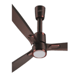 V-Guard Airwiz Light Premium High Speed BLDC Ceiling Fan | 1200 mm | 5 Star | Elegance Brown Matte